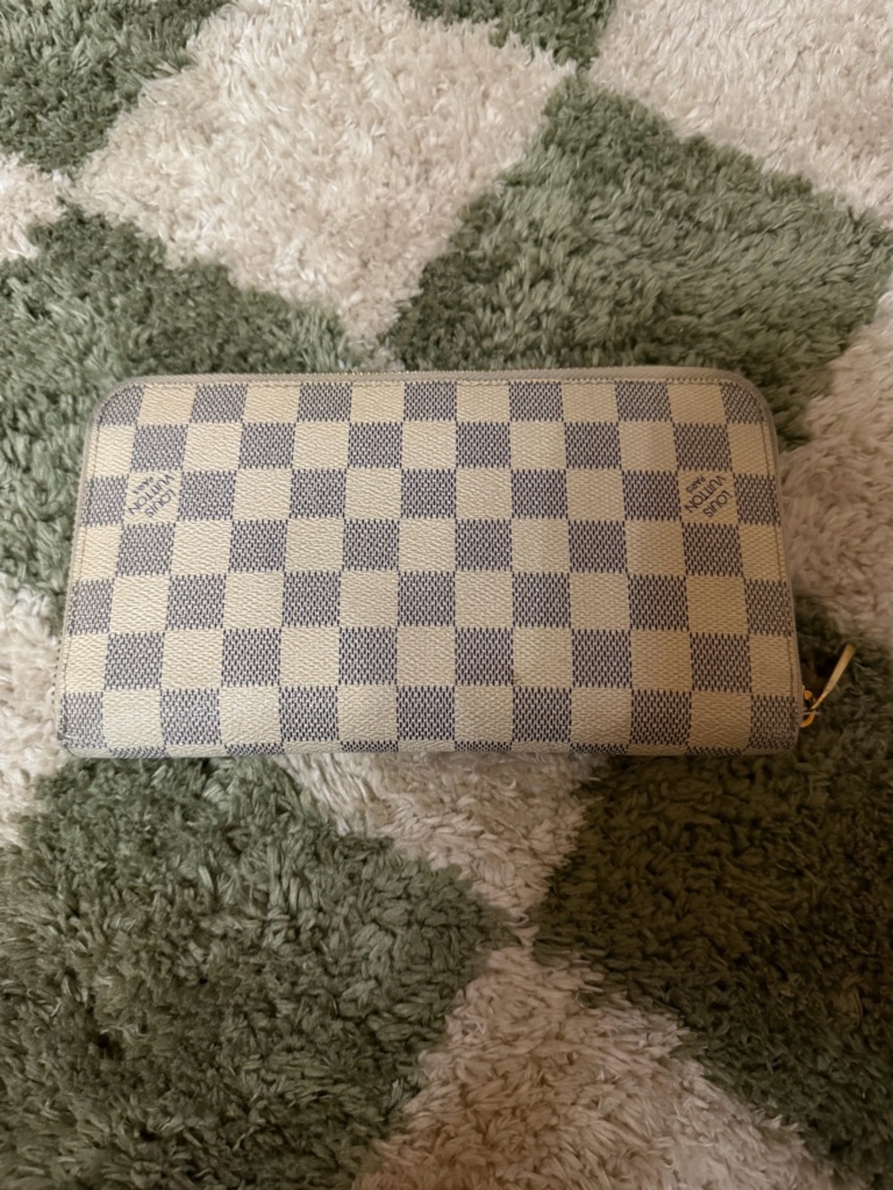 Louis Vuitton Damier Azure Zippy Wallet